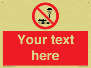 Custom No parasailing